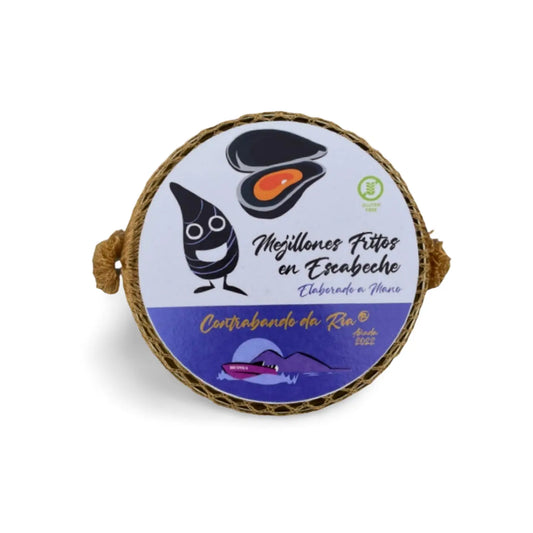 Conservas Mejillones Fritos en Escabeche Contrabando da Ría
