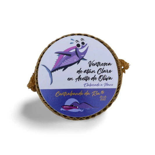 Conservas de Ventresca de Atún Claro en Aceite de Oliva Virgen Extra Contrabando da Ría