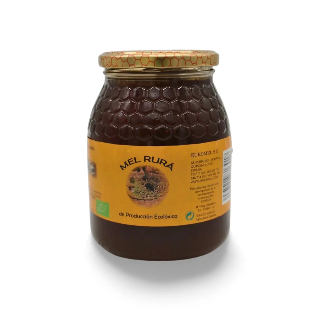 Miel de Abeja Ecológica de Castaño Gallega Mel Rurá