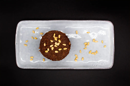 Paté Ibérico de Morcilla de Piñones con AOVE La Chinata