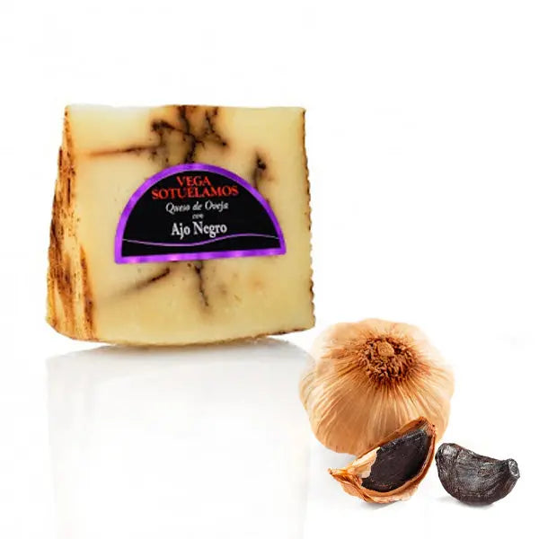 Queso Curado 6 Meses de Oveja con Ajo Negro - Vega Sotuélamos Vega Sotuélamos