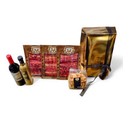 Cesta Gourmet Regalo de Pata Negra