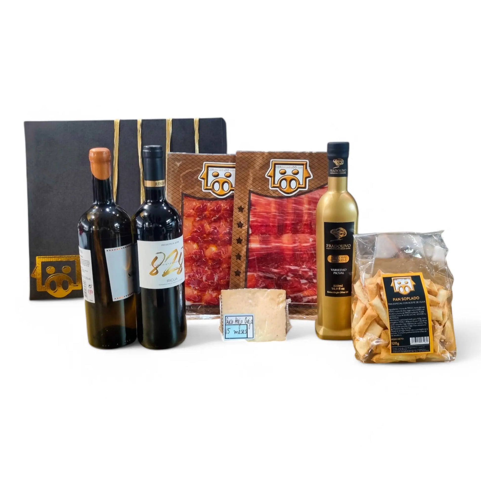 Cesta Regalo Gourmet Encanto Gastronómico CERdo cuadraDO