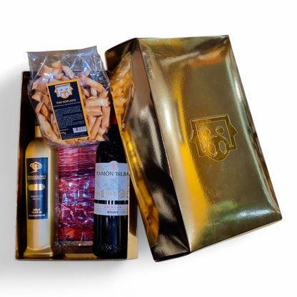 Cesta Gourmet Regalo de Pata Negra