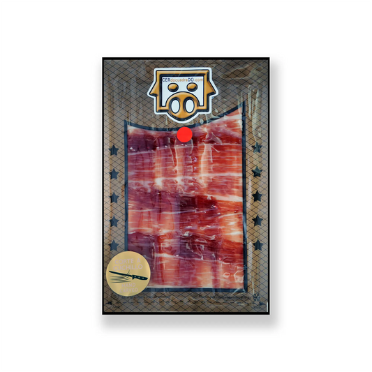 Sobre Jamón 75% Ibérico Bellota Cortado a Cuchillo - Guijuelo (Salamanca) CERdo cuadraDO