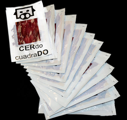 Pack Ahorro Jamón 100% Ibérico Bellota Cortado a Cuchillo - Cumbres Mayores, Jabugo (Huelva) Gabriel Castaño